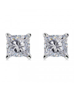 0.40 VS/FG Lucida Princess Cut Diamond Earrings
