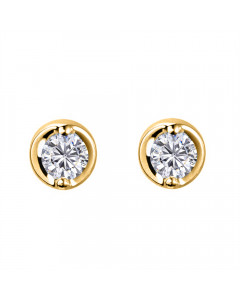 0.66CT VS/FG Round Diamond Stud Earrings