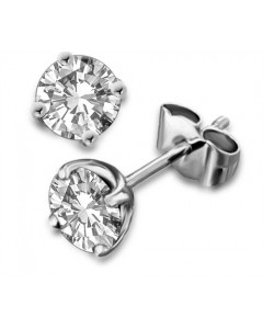 0.65ct SI2/G Classic Round Diamond Stud Earrings