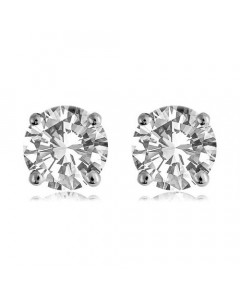 0.40ct SI/FG Contemporary Round Diamond Designer Earrings