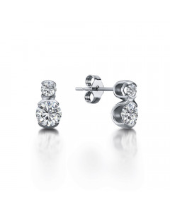 0.50CT I1/FG Diamond Drop Earrings