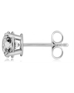 0.30 VS/EF Contemporary Round Diamond Designer Earrings