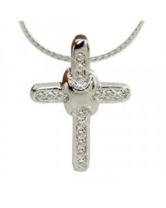 0.50ct SI/FG Unique Round Diamond Cross Pendant