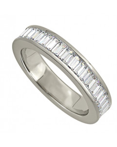 2.50ct VS/EF Classic Baguette Diamond Full Eternity Ring