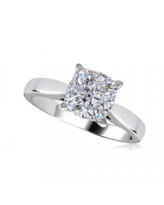 0.90ct VS2/G Cushion Diamond Engagement Ring
