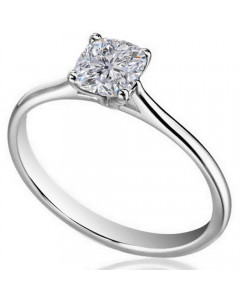 1.12ct SI2/G Cushion Diamond Engagement Ring