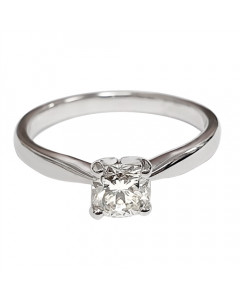 0.60ct VVS1/H Cushion Solitaire Engagement Ring