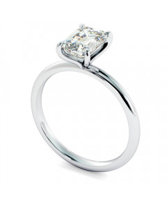1.19ct VS1/F Emerald Lab Grown Diamond Engagement Ring