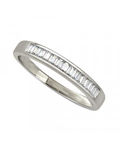 0.25CT VS/EF Baguette Diamond Eternity Ring