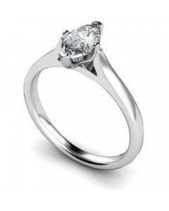 0.51ct SI2/E Marquise Solitaire Ring in Platinum