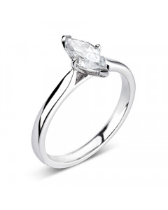 0.73ct VVS1/J Classic Marquise Diamond Engagement Ring