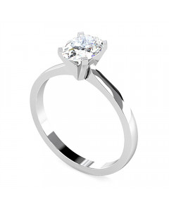 0.30ct SI2/G Round Solitaire Ring in Platinum