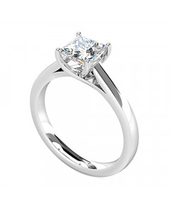 0.40 SI2/G Princess Diamond Engagement Ring