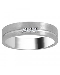 0.15ct VS/FG 5.5Mm Mens Princess Diamond Ring