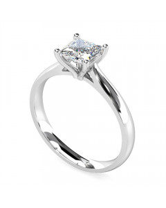 1.11ct I1/F Princess Diamond Engagement Ring