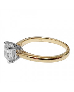 1.02ct SI1/I Princess Solitaire Engagement Ring