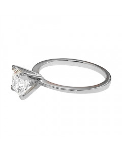 1.01ct SI2/G Princess Solitaire Engagement Ring