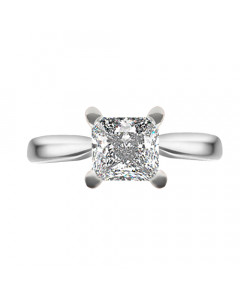 1.04ct SI2/G Princess Diamond Engagement Ring