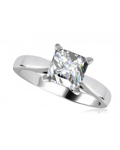 0.30ct SI2/G Modern Princess Diamond Engagement Ring