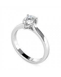 0.30ct SI2/G Classic Pear Diamond Engagement Ring