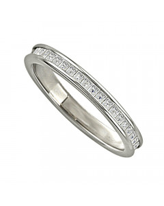 0.55CT VS/EF Princess Diamond Eternity Ring