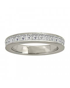 1.50ct VS/DE  Elegant Princess Diamond Full Eternity Ring
