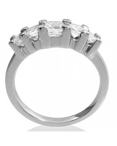 0.50CT VS1/F Princess Diamond Eternity Ring