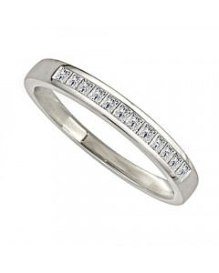 0.28CT VS/EF Princess Diamond Eternity Ring