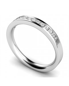 0.50CT VS2/G Diamond Half Eternity Ring