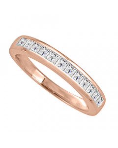0.50ct VS/EF 3.5mm Elegant Princess Diamond Eternity Ring