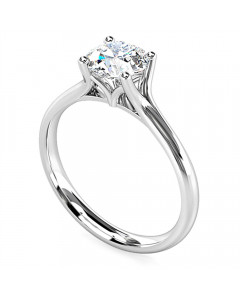 1.21ct I1/G Round cut Solitaire Ring in Platinum