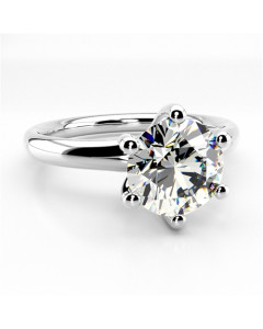 0.50ct I1/G Round cut Solitaire Ring in Platinum