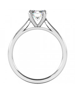 0.30ct I1/F Round Diamond Solitaire Ring