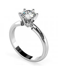 1.04CT I1/H Round Diamond Solitaire Ring in Platinum