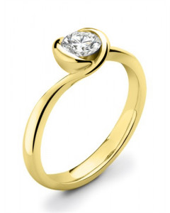 0.40ct VS1/E Round Diamond Engagement Ring