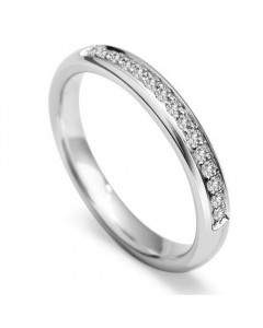 0.15ct VS1/EF 3mm Round Diamond 40% Wedding Ring