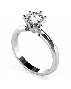 1.00ct I1/D Round Diamond Engagement Ring