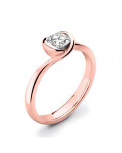 0.50ct SI2/F Round Diamond Engagement Ring