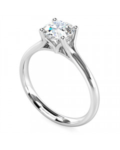 0.45ct I1/F Round Diamond Engagement Ring