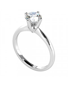 0.25ct SI2/F Round Diamond Engagement Ring