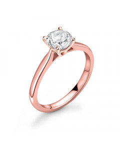 0.91ct I1/E Round Diamond Engagement Ring