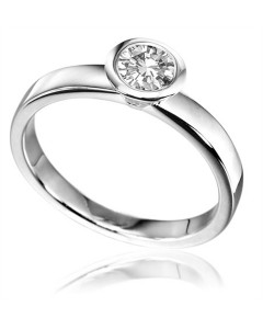 0.30ct SI2/G Round Diamond Engagement Ring