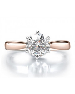 1.20ct VS1/F Round Lab Grown Diamond Engagement Ring