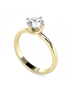 0.30ct I1/H Round Lab Grown Diamond Engagement Ring