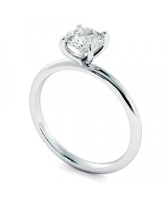 0.46ct SI1/J Round Lab Grown Diamond Solitaire Engagement Ring