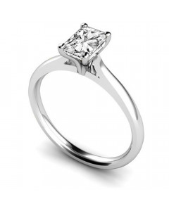 0.93ct VVS1/H Elegant Radiant Diamond Engagement Ring
