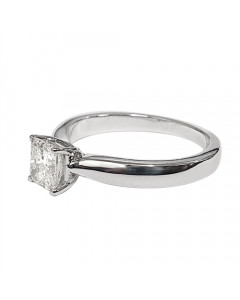 0.76ct VS1/I Radiant Solitaire Engagement Ring