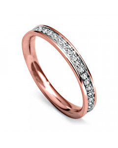 0.20CT SI2/FG Round Diamond Wedding Ring