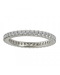 0.50CT VS/EF Round Diamond Eternity Ring