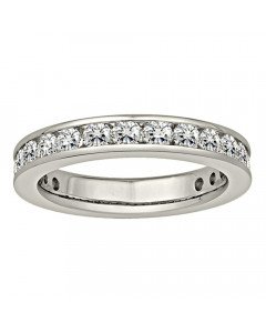 1.50ct VS/EF Elegant Round Diamond Full Eternity Ring